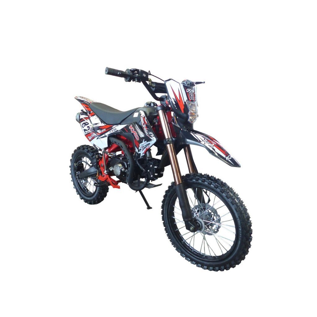 KXD 609 125cc Dirtbike Rot